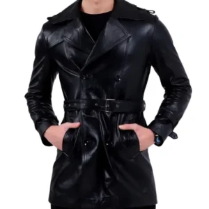 Black Leather Coat