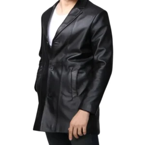 Black Leather Coat