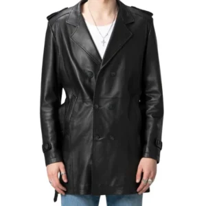 Black Leather Coat