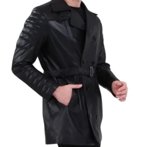 Black Leather Coat