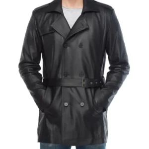Black Leather Coat