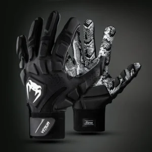 BLACK/WHITE Venum Elite Xtp Football Gloves