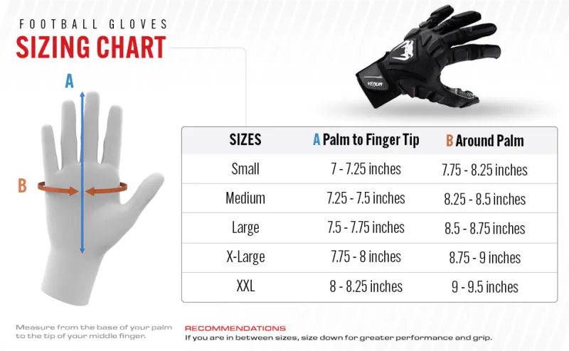 BLACK/WHITE Venum Elite Xtp Football Gloves - Image 4