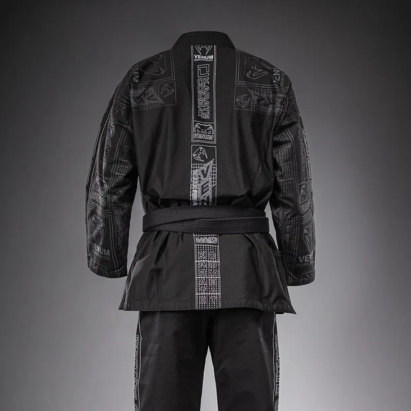 Karate Combat by Venum BJJ Gi - Black/Grey - Image 4