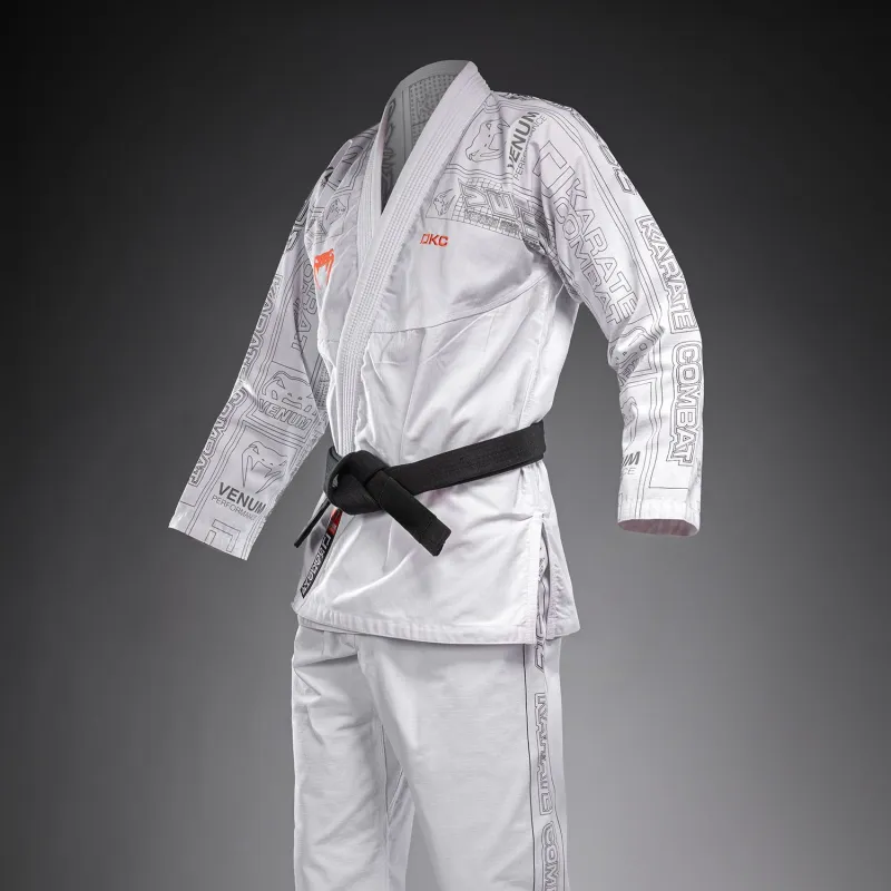 Karate Combat by Venum BJJ Gi - White/Grey - Image 3