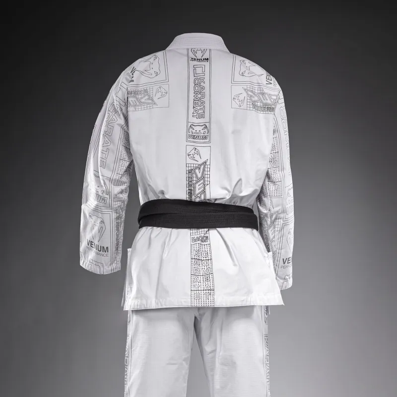 Karate Combat by Venum BJJ Gi - White/Grey - Image 4