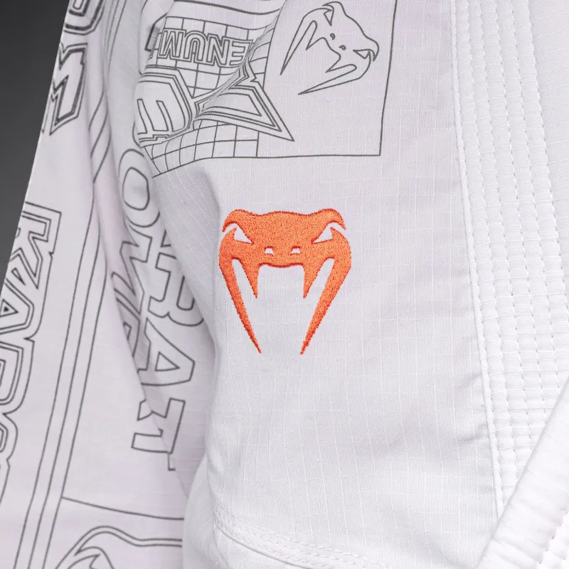 Karate Combat by Venum BJJ Gi - White/Grey - Image 5