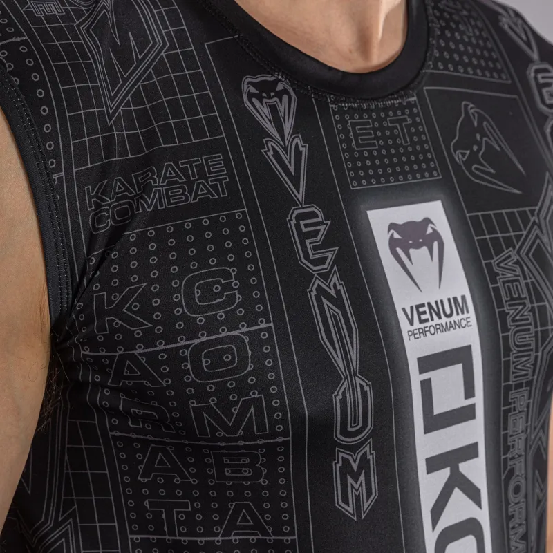 Karate Combat by Venum Dry-Tech Tank Top - Black/Grey - Image 5
