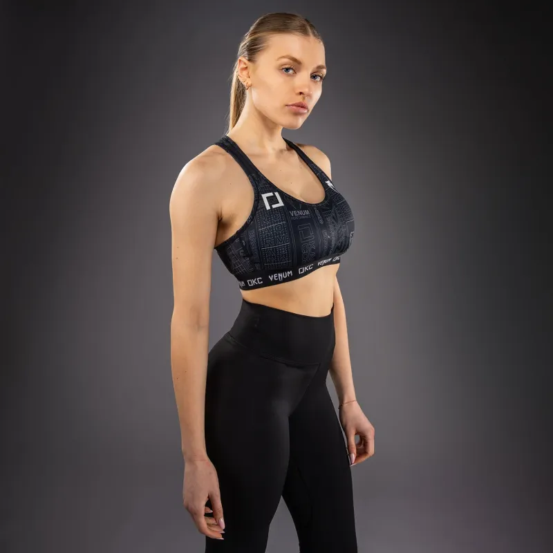 Karate Combat by Venum Sports Bra - Black/Grey - Image 2