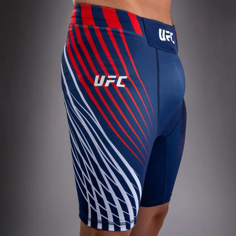 Men's Official UFC Freedom 250 by Venum Blue Authentic Fight Night Vale Tudo Short -Nickal - Image 4