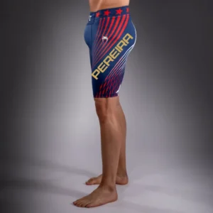 Men's Official UFC Freedom 250 by Venum Blue Authentic Fight Night Vale Tudo Short -Pereira