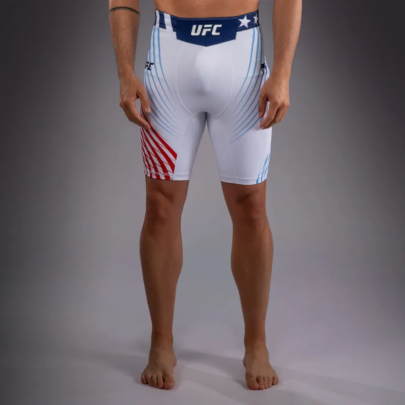Men's Official UFC Freedom 250 by Venum White Authentic Fight Night Vale Tudo Short