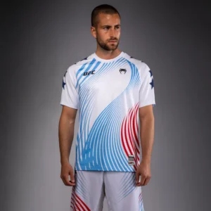 Men's Official UFC Freedom 250 by Venum White Authentic Fight Night Walkout Jersey
