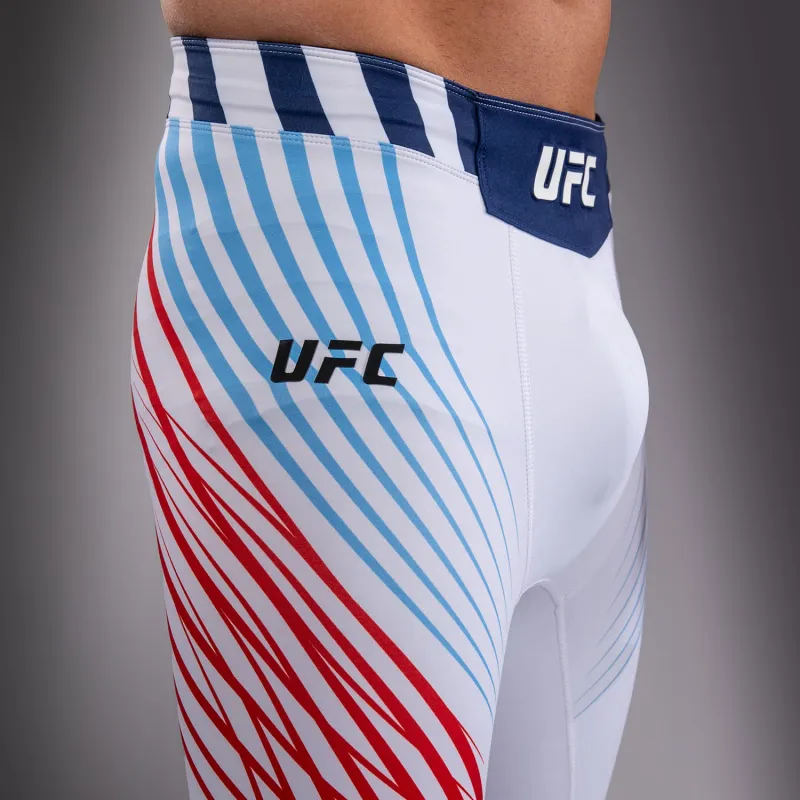 Men's Official UFC Freedom 250 by Venum White Authentic Fight Night Vale Tudo Short -Ruffy - Image 4