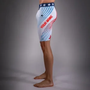Men's Official UFC Freedom 250 by Venum White Personalized Authentic Fight Night Vale Tudo Short