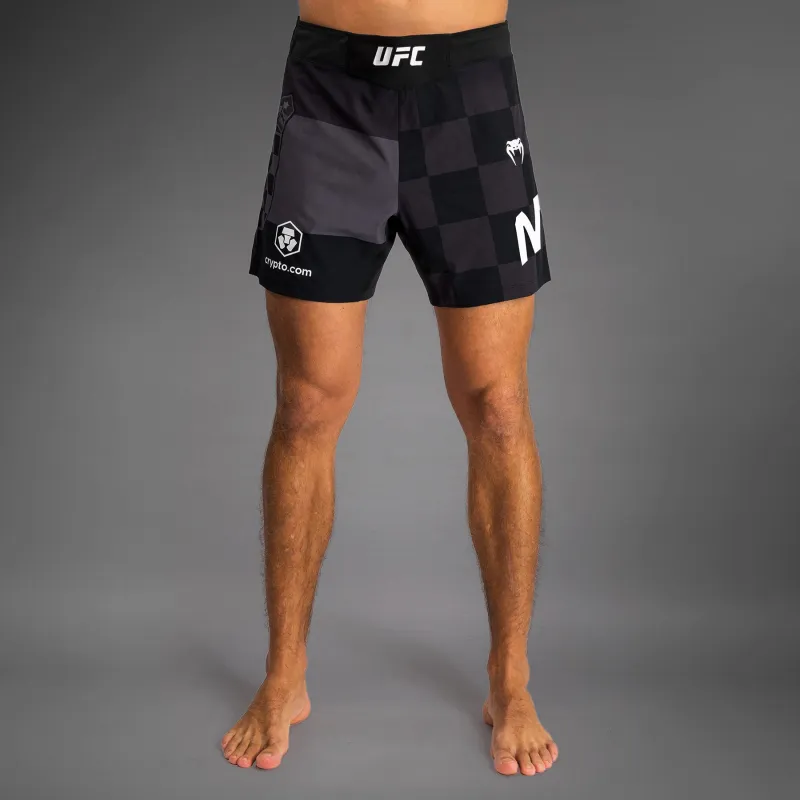 Men's UFC Unrivaled by Venum Black Stipe Miocic Short Fit Fight Short - Image 2