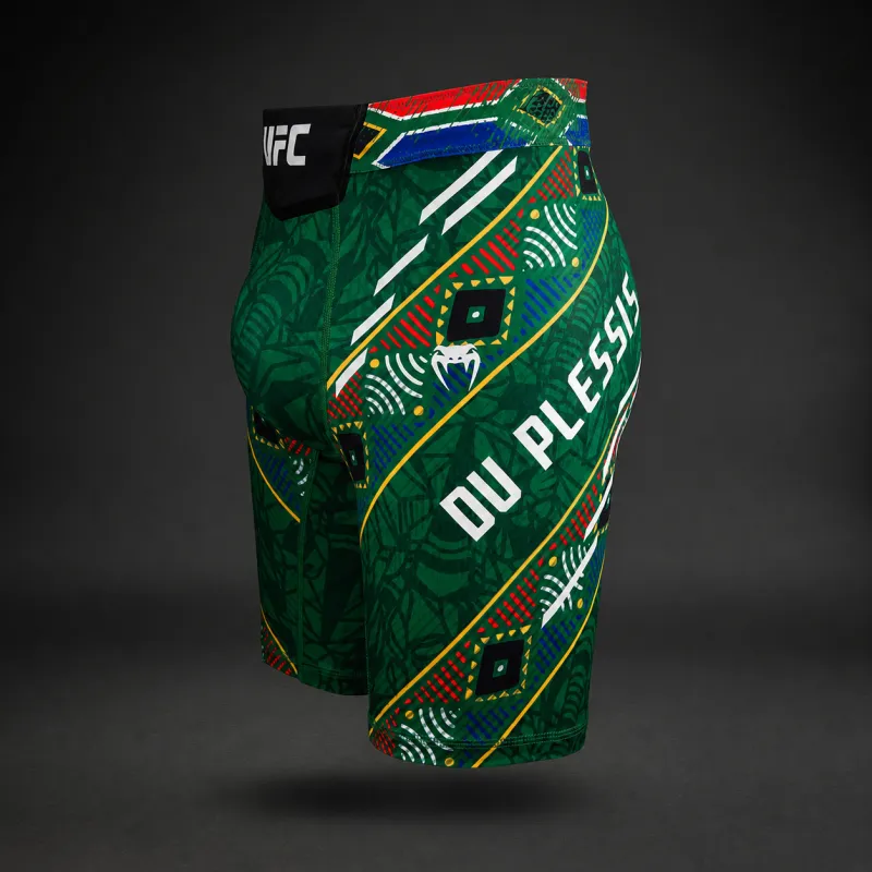 Men's UFC Unrivaled by Venum Green Dricus Du Plessis Vale Tudo Short Second Edition