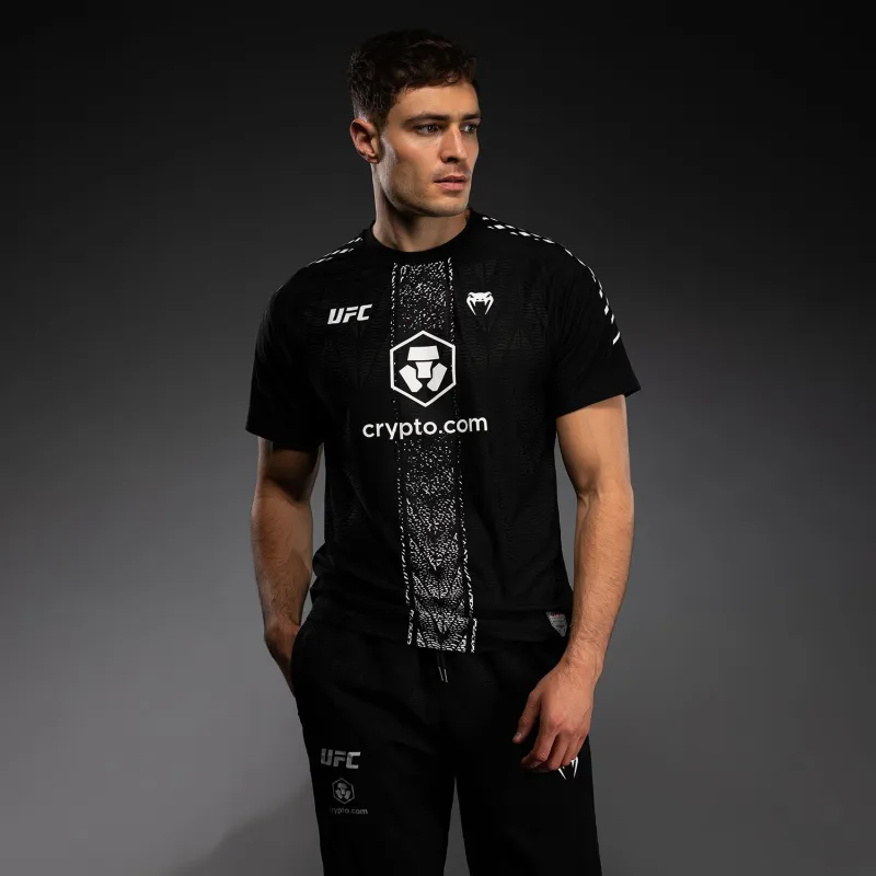 Men's UFC Zenith by Venum Black Authentic Fight Night Walkout Jersey Personalized - Image 4