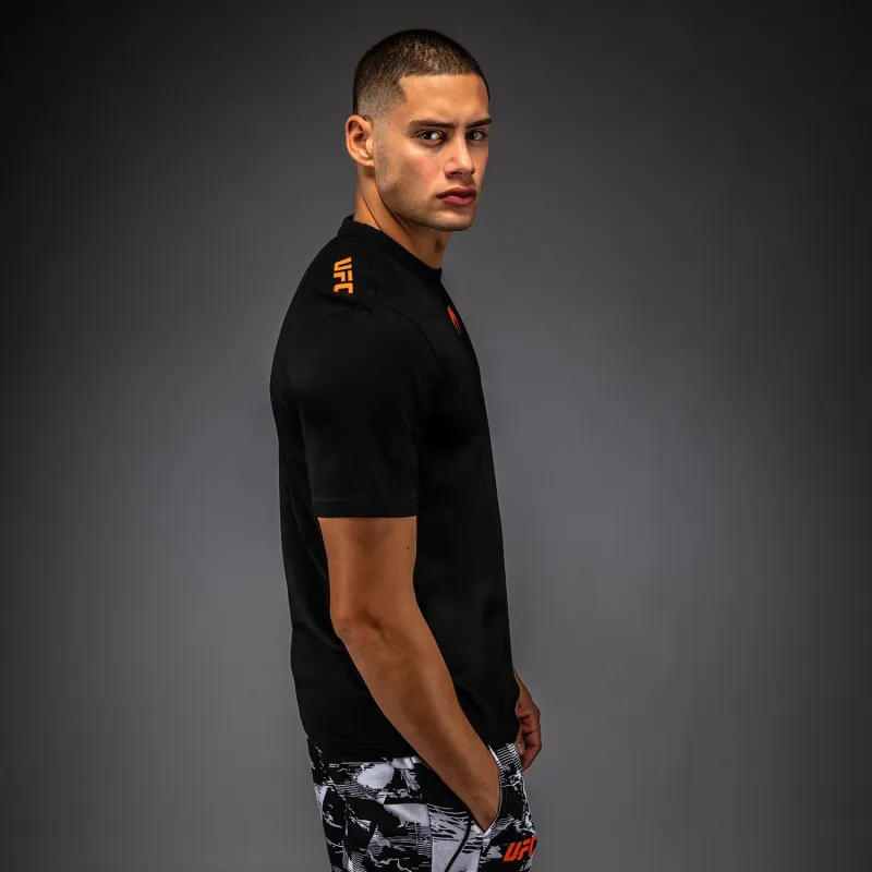 Men's UFC Zenith by Venum Black Authentic Fight Week Short Sleeve T-Shirt - Image 3