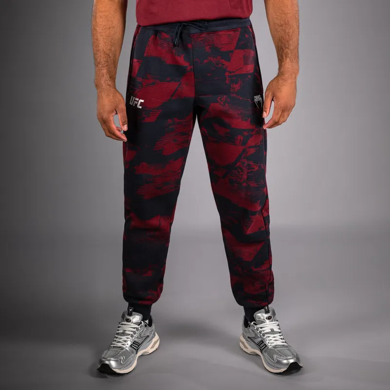 Men's UFC Zenith by Venum Burgundy Authentic Fight Week Pant - Image 2