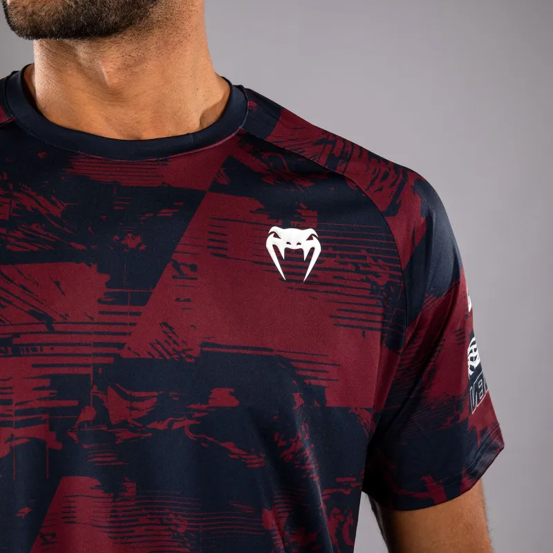Men's UFC Zenith by Venum Burgundy Authentic Fight Week Performance Short Sleeve T-Shirt - Image 5