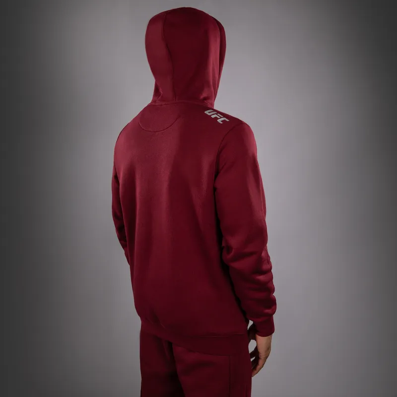 Men's UFC Zenith by Venum Burgundy Authentic Fight Week Pullover Hoodie - Image 2