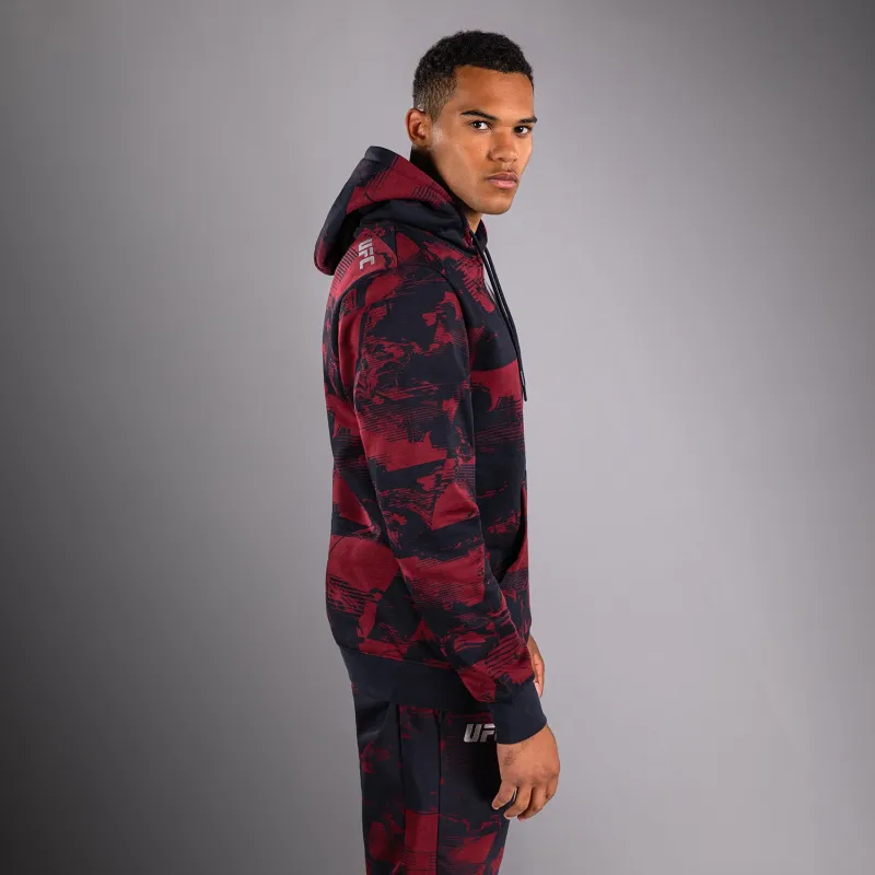 Men's UFC Zenith by Venum Burgundy Authentic Fight Week Pullover Hoodie - Image 5