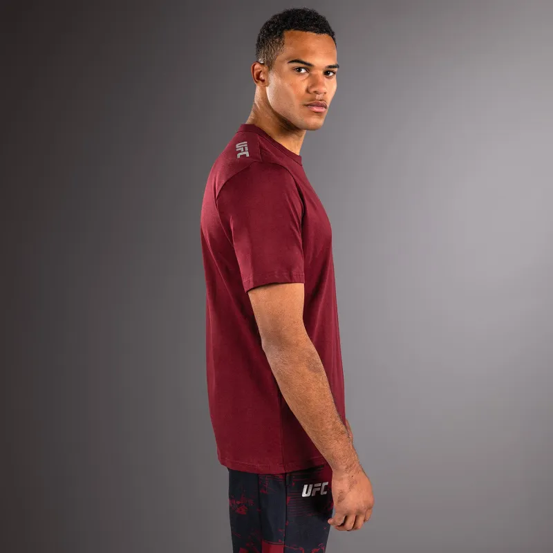 Men's UFC Zenith by Venum Burgundy Authentic Fight Week Short Sleeve T-Shirt - Image 2