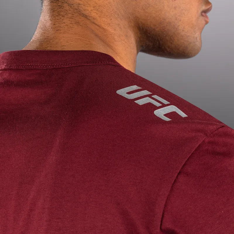Men's UFC Zenith by Venum Burgundy Authentic Fight Week Short Sleeve T-Shirt - Image 5