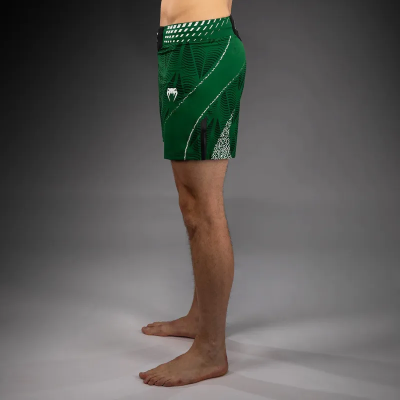 Men's UFC Zenith by Venum Green Authentic Fight Night Short Fit Fight Short - Image 2