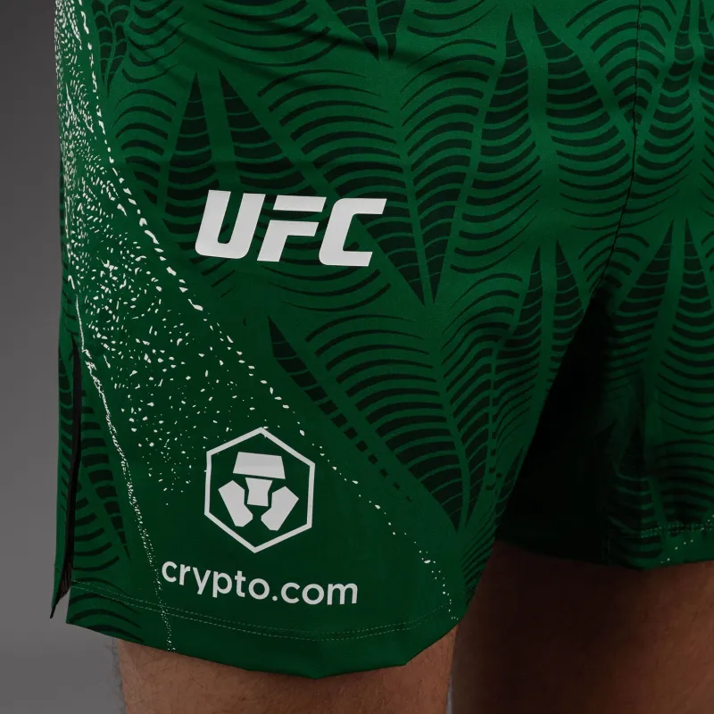 Men's UFC Zenith by Venum Green Authentic Fight Night Short Fit Fight Short - Image 4