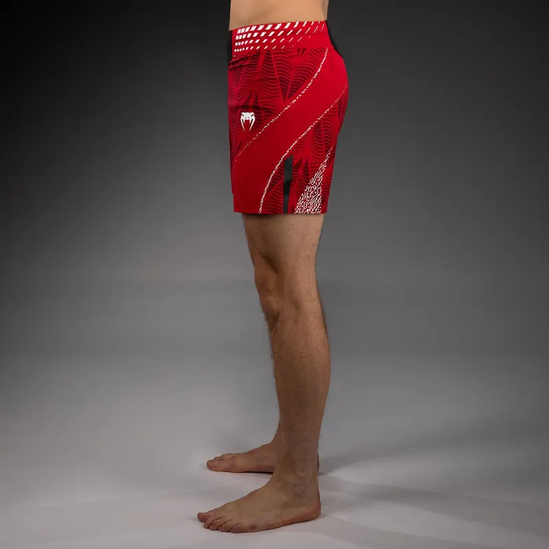Men's UFC Zenith by Venum Red Authentic Fight Night Short Fit Fight Short - Image 2