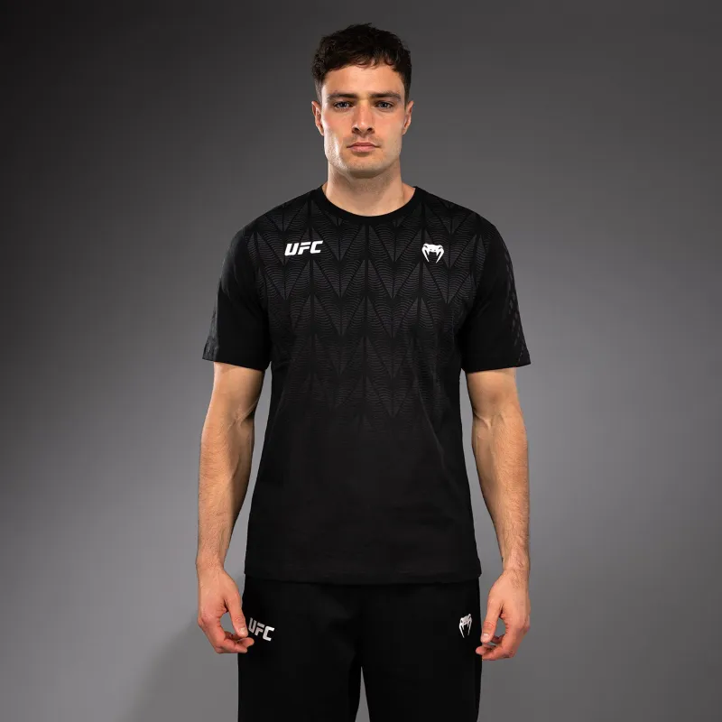 Men's UFC Zenith by Venum Replica Black T-Shirt Personalized - Image 2