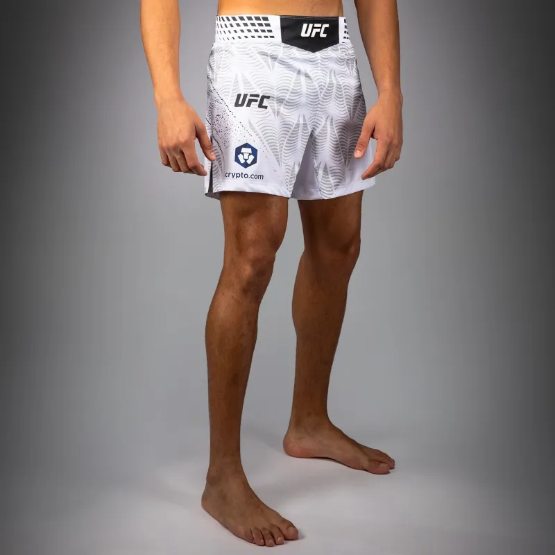 Men's UFC Zenith by Venum White Authentic Fight Night Short Fit Fight Short Personalized - Image 3