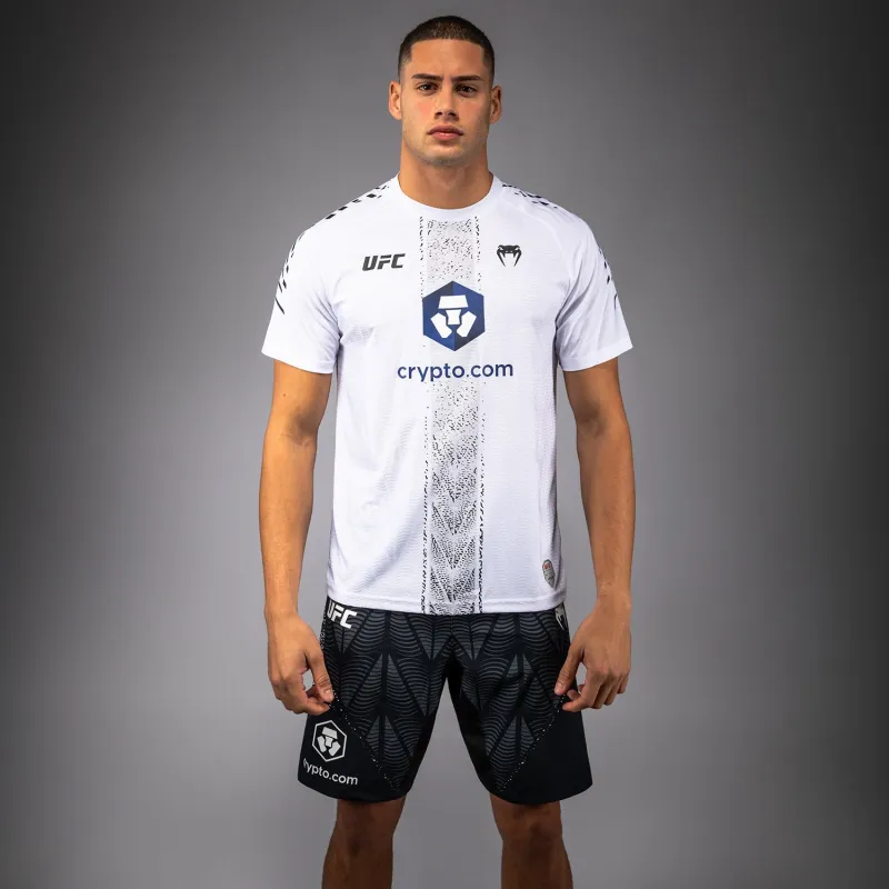 Men's UFC Zenith by Venum White Authentic Fight Night Walkout Jersey Personalized - Image 2
