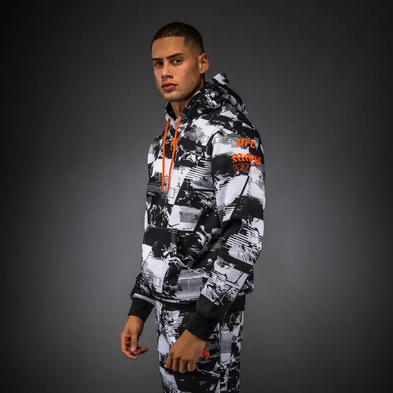 Men's UFC Zenith by Venum White Authentic Fight Week Pullover Hoodie - Image 3