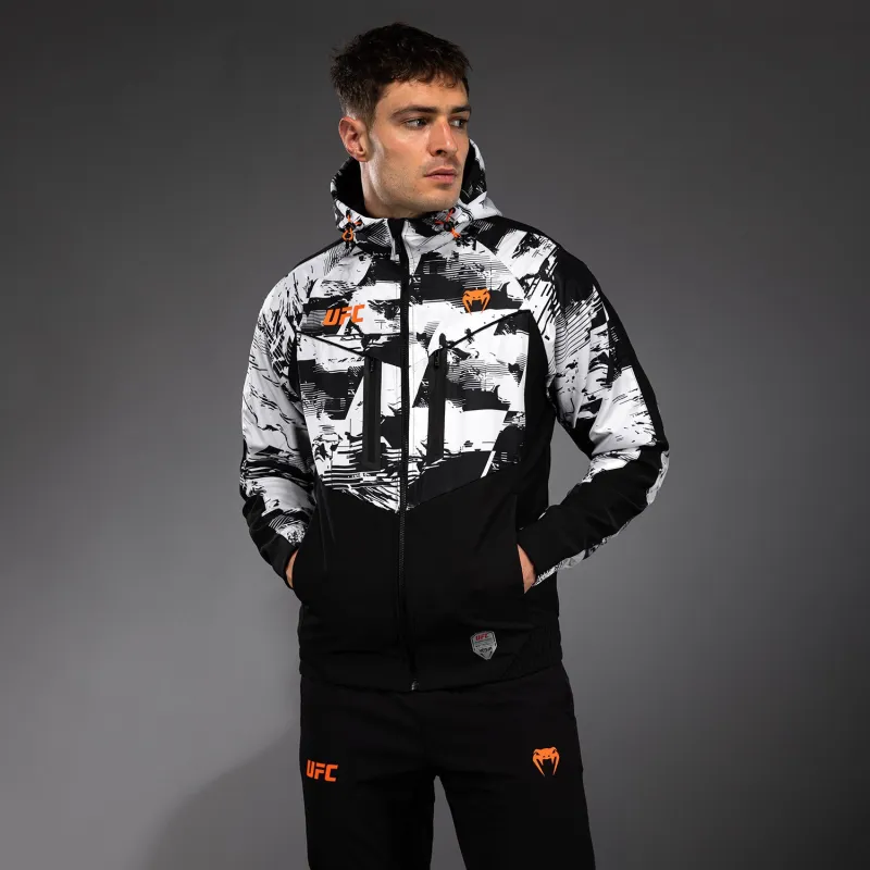 Men's UFC Zenith by Venum White Authentic Fight Week Zip Hoodie
