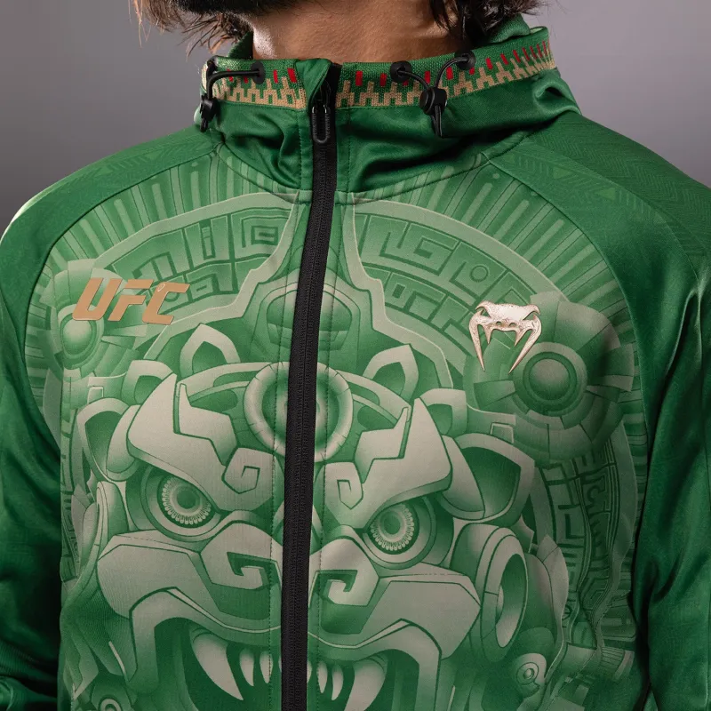 Men’s Noche UFC 2.0 By Venum Green Authentic Fight Night Walkout Personalized Hoodie - Image 5