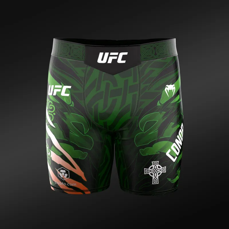 Men’s UFC Unrivaled by VENUM Green Conor McGregor Vale Tudo Short - Image 3