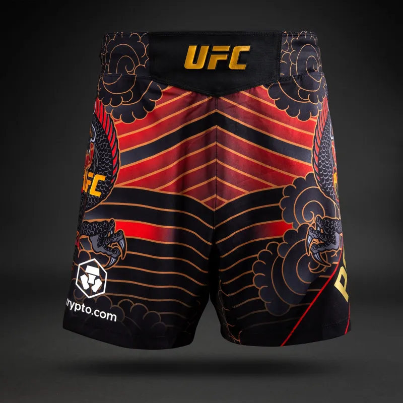 Men’s UFC Unrivaled by Venum Red Alexandre Pantoja Short fit Fight short - Image 2