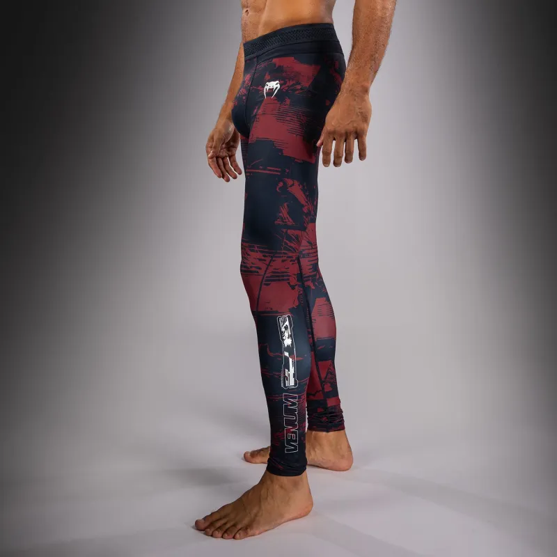 Men’s UFC Zenith by Venum Burgundy Authentic Fight Week Performance Tight - Image 2