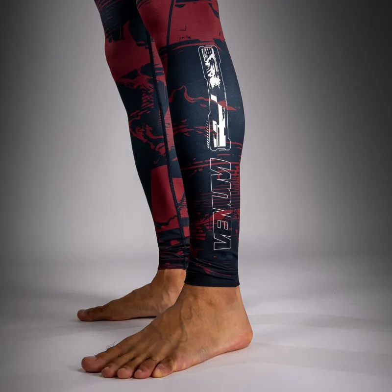 Men’s UFC Zenith by Venum Burgundy Authentic Fight Week Performance Tight - Image 5