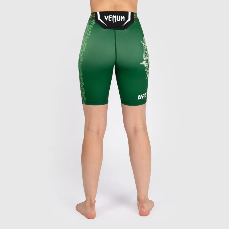 Noche UFC by Venum Authentic Fight Night Women’s Vale Tudo Short - Long Fit - Green - Image 2