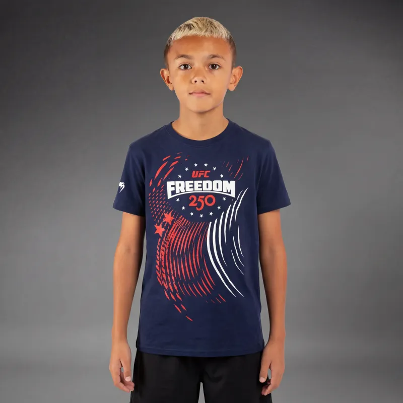 Official UFC Freedom 250 Official Weigh-In Kids Tshirt - Navy
