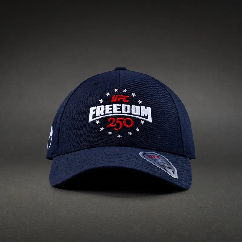 Official UFC Freedom 250 Personalized Authentic Fight Night Cap - Navy - Image 2