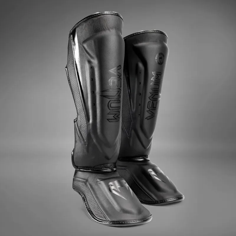 Shin Guards Elite Evo Venum - Black/Black - Image 3