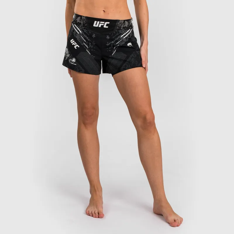 UFC Adrenaline by Venum Authentic Fight Night Women’s Fight Short - Black - Image 2
