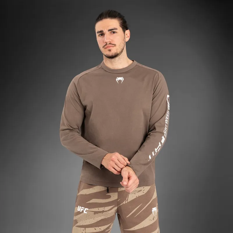 UFC Adrenaline by Venum Fight Week Men’s Long Sleeve T-Shirt - Bronze - Image 4