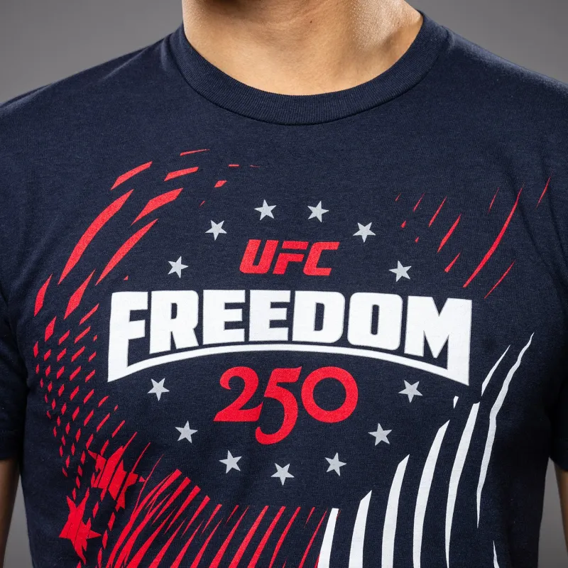 UFC Freedom 250 Official Weigh-In Tshirt - Navy - Image 2