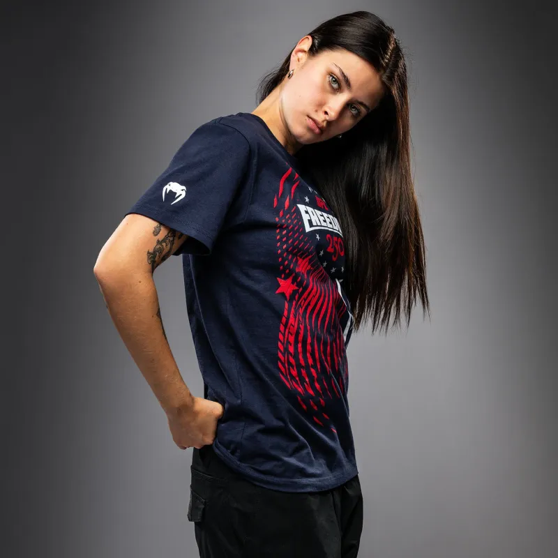 UFC Freedom 250 Official Weigh-In Tshirt - Navy - Image 4